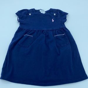Ralph Lauren Navy Dress Toddler Size 24M